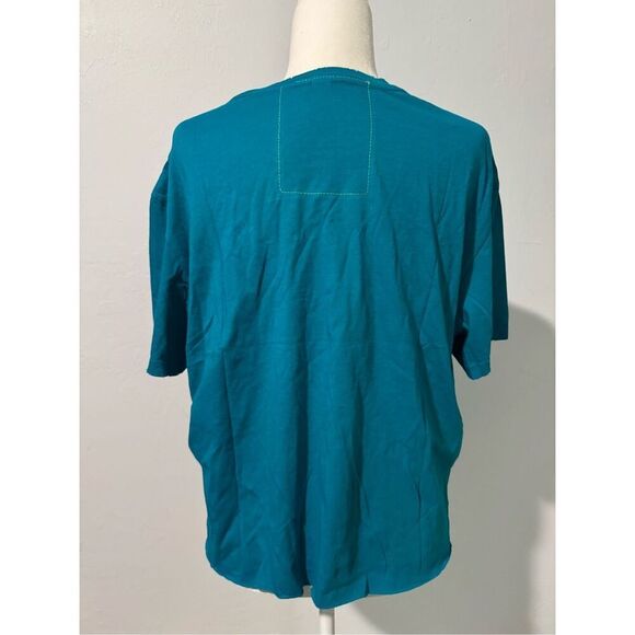 Aviator Nation teal blue logo tee XL - Picture 5 of 6